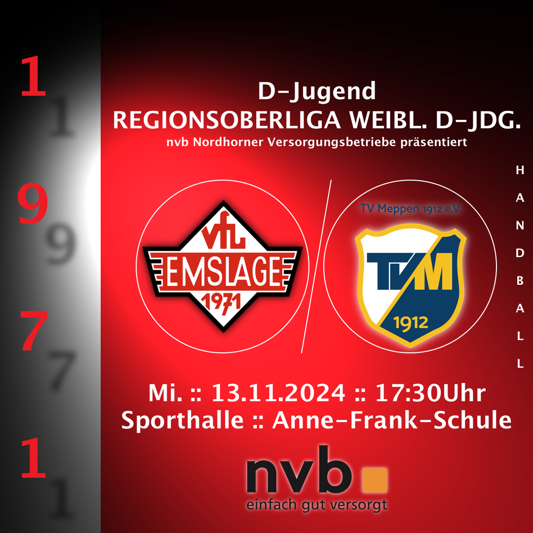 Handball VfL D vs TV Meppen | 13.11.2024 | 17:30Uhr